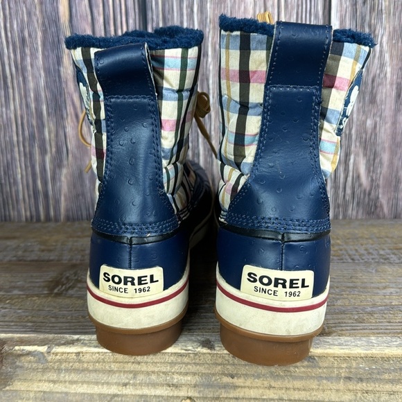❄️⛄️Sorel Plaid Duck Boots- Size 9🌧️☔️ - Picture 4 of 9